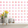 Pink Polka Dots, Girl Bedroom Wallpaper