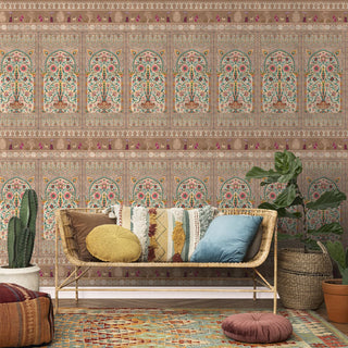 Pooja Room Wallpaper with Indian Luxury Theme, Gitanjali Design - Life n Colors
