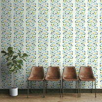 Water Painted Colourful Panels Wallpaper by Life n Colors